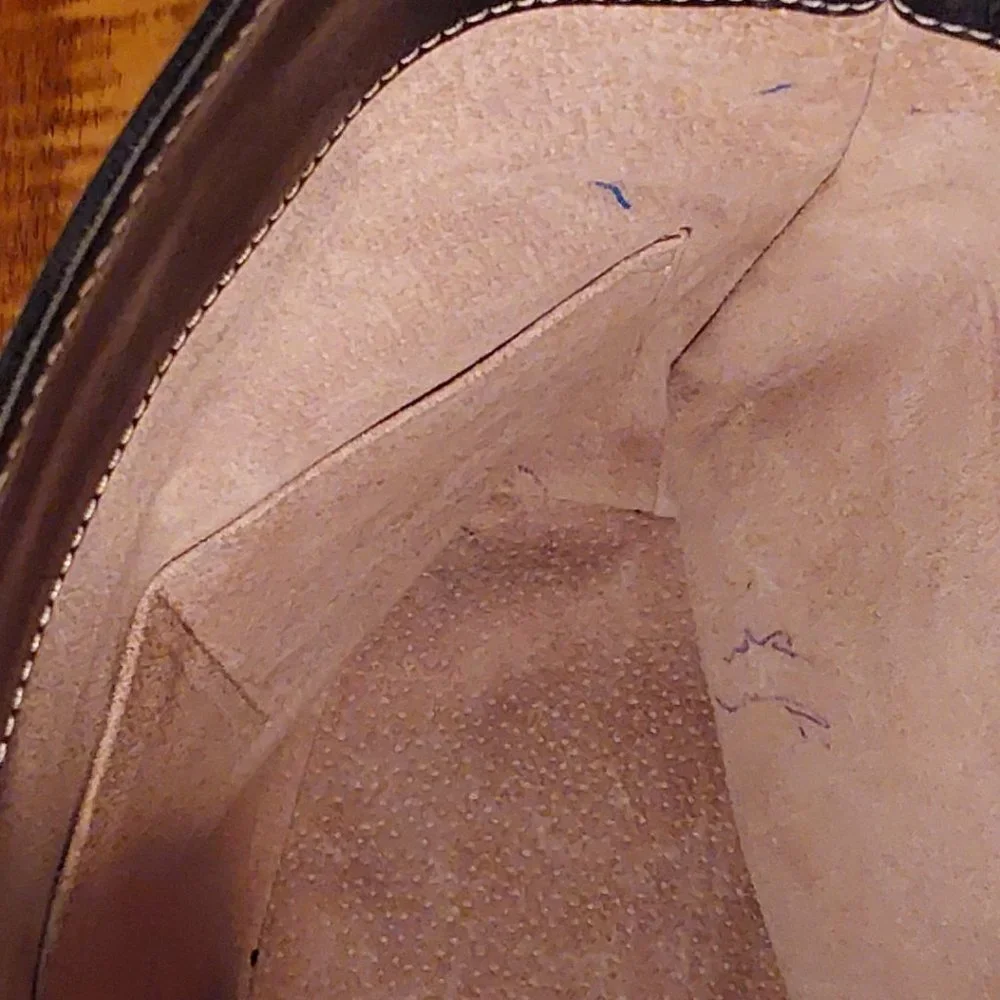 Kate Spade black glazed caramel leather handbag - Picture 3 of 8